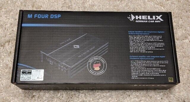 HELIX M FOUR DSP 4 Channel Amp RMS with INTEGRATED 10