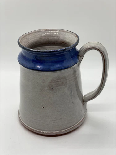 Owens Pottery Original Seagrove NC Studio Art Drip Glaze 18oz Mug ‘98 Signed NOB