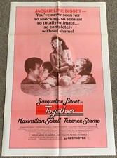 1979 movie poster ~ TOGETHER Jacqueline Bisset ~ 27x41