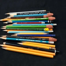 33 Pencils Pastel Colored Eagle Tryrex Mars Lumograph Conte Mirado Castell