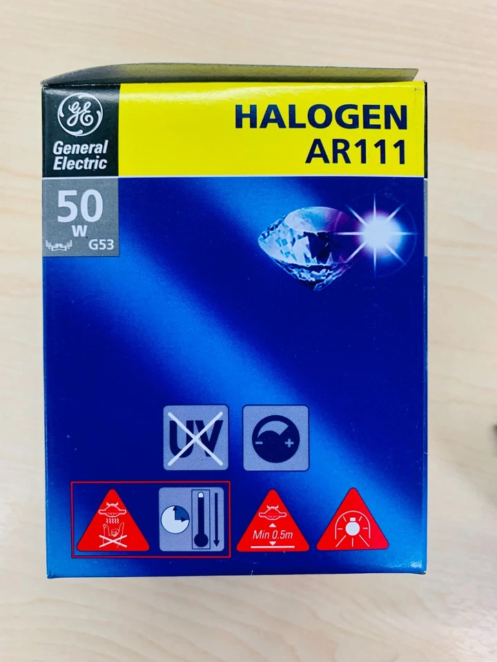 General Electric HALOGEN AR111 50W / Warm White / 10767 / 12V / G53 / 3000h - Image 3 of 4