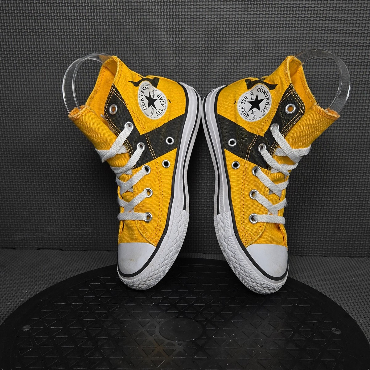 靴 converse CANVAS AS J HI YELLOW 80s vintage Converse hi tops athletic canvas yellow sneakers