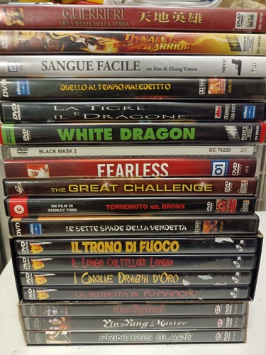 DVD ARTI MARZIALI GUERRIERI TEMPIO DRAGON SPADE TRONO DRAGHI DRAGONE BRONX M - Foto 7 di 12