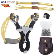 Professional slingshot Outdoor Hunting Stainless Steel slingshots Catapult Sling