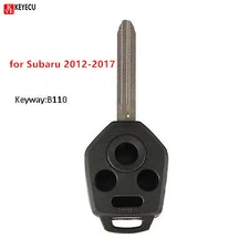 10pc 4Button Replace Remote Key Shell Case Fob for Subaru 2012-2017 Keyway B110