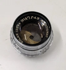 Burke & James Solar Anastigmat f/4.5 135mm (5 ½”) Lens