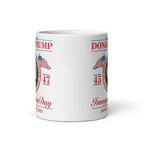 Donald Trump Vance Inauguration Day 2025 Coffee Mug, 47th US President Trump Cup - Picture 5 of 10