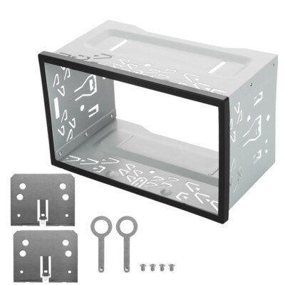 Double 2 Din Car Stereo Radio DVD Player Dash Installation Frame Mounting Kit
