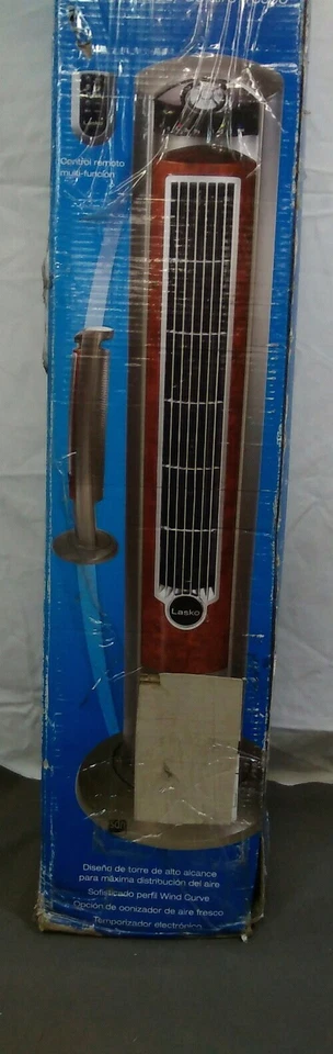 Ventilador ionizador de aire fresco curva de viento de 42" con control remoto oscilante LASKO LEER Foto 3 de 4