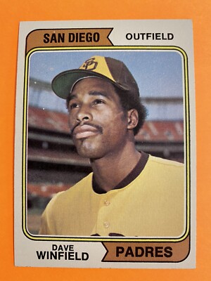 1974 Topps Dave Winfield #456 RC Rookie Baseball Card Padres