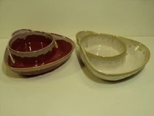 LTD Commodite, 2 Soup & Cracker Bowl, Chip & Dip, Stoneware