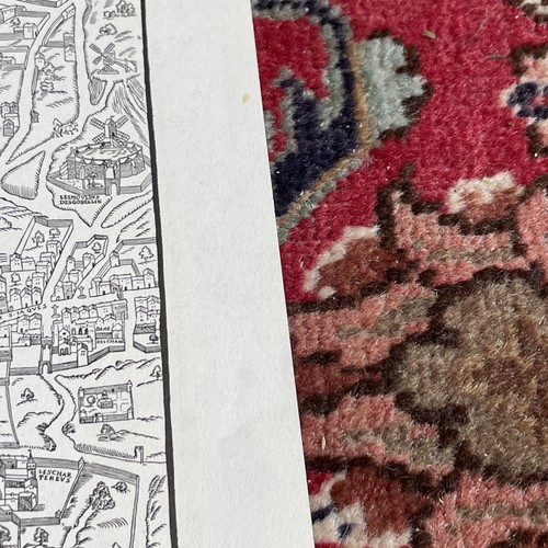 Plan de Paris Reproduction Truchet et Hoyau dit plan de Bâle 1550 Sur VERGÉ RARE - Photo 9/21