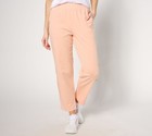 LOGO by Lori Goldstein Women's Petite Pants PXS Life Knit Pull Pink A647496