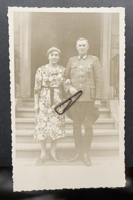 Foto Wk2 Portrait Polizei Offizier Hochzeitstag Orden Dahme Mecklenburg Kirche