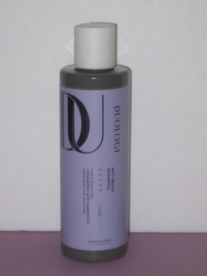 Champú tonificante ORIFLAME DUOLOGI ANTI-LATÓN púrpura 200 ml - para rubios y grises - ¡NUEVO! Foto 3 de 4