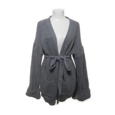 Loft, Wickeljacke, Größe: M, Grau, Grobstrick, Damen #z4U
