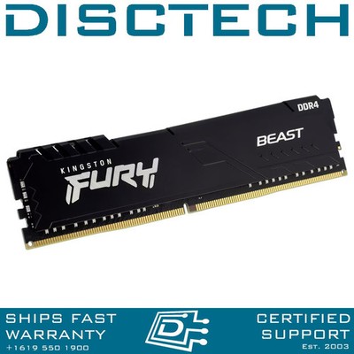 Kingston Fury KF432C16BB/8 8GB DDR4 3200MHz Non-ECC UDIMM 288-Pin Desktop PC RAM