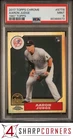 2017 TOPPS CHROME 1987 TOPPS #87T8 AARON JUDGE RC YANKEES PSA 9