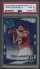 2017 Donruss Optic Patrick Mahomes II Rated Rookie #177 Chiefs PSA 10 GM MINT D1