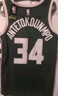 Giannis Antetokounmpo Signed  Nike NBA Authentic Jersey Size L JSA COA