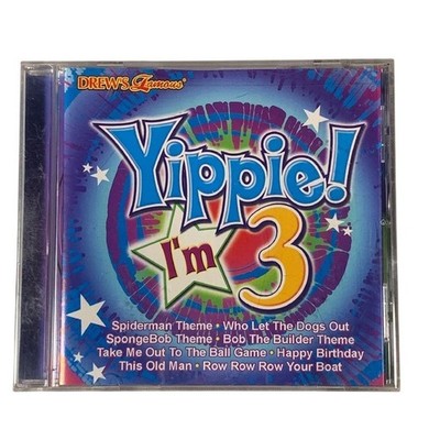 Drew's Famous Yippie! I'm 3 CD Various Artists Children's Music Album