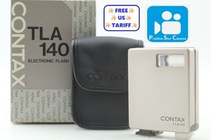 🎦VIDEO👀✨MINT✨ Contax TLA140 Shoe Mount Flash w/ Case For G1 G2 From JAPAN