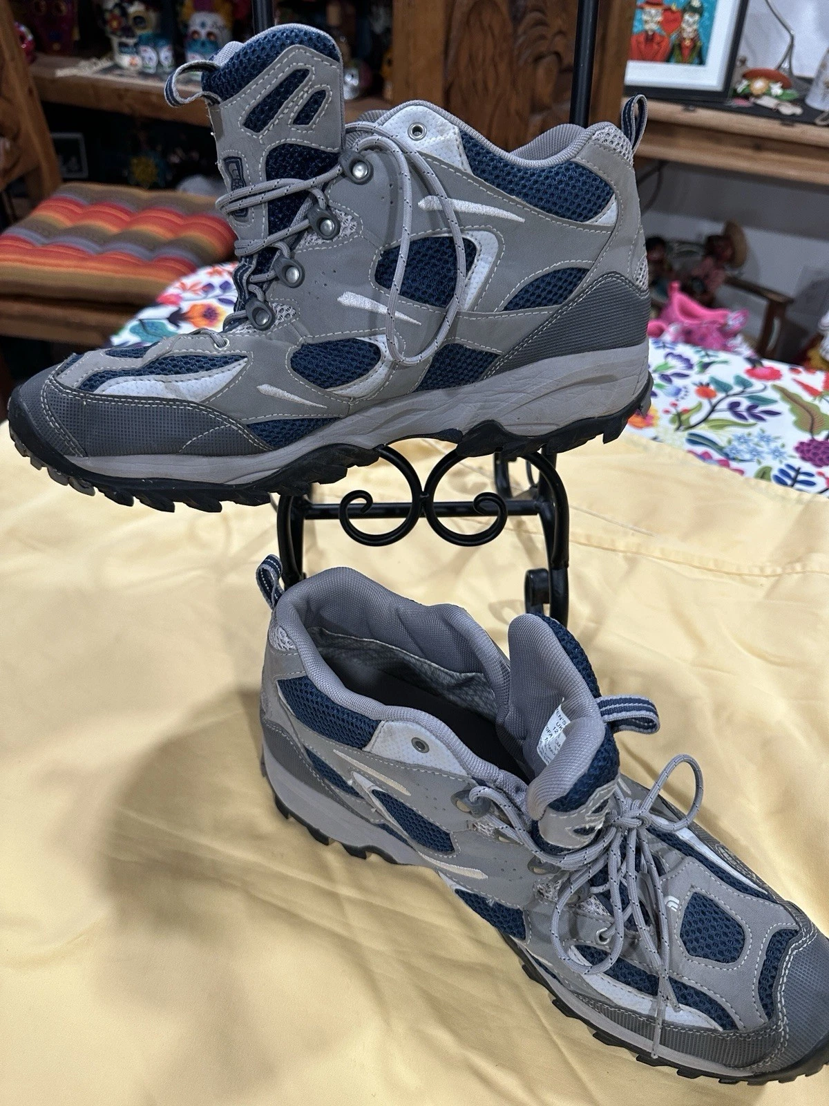 THE NORTH FACE BOOT .. NORTHOTIC (13-MEN)..EUC GREY/BLUE