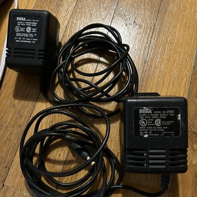2 Original Sega Power Adapters. Mk-1479, Mk-2103