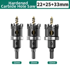 Accurate Hole Drill Bit Set for Use with Multiple Machines and Materials