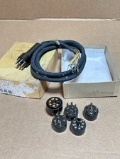 Vintage Vacuum Radio Tube Tester Test Socket Adapter Parts New Old Stock