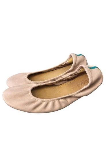 Tieks Cool Pink Ballet Flat Leather Women size 9