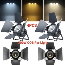 1/2/4PCS 200W COB LED Stage Par Audience Light Blinder Cool Warm White DMX Light