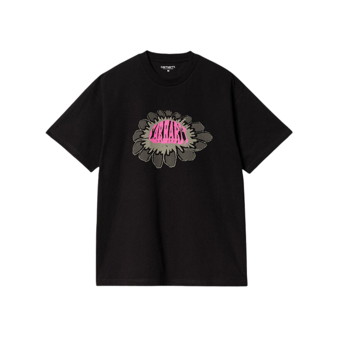 Carhartt WIP Black Short Sleeve Pixel Flower T-Shirt