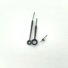 Vintage HANDS Black Pocket Watch USSR MOLNIJA SOVIET Parts