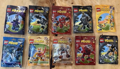 Lot Of Ten Lego Mixels Sealed Packs - Includes Rare Vampos (Glokies) Series 1-5