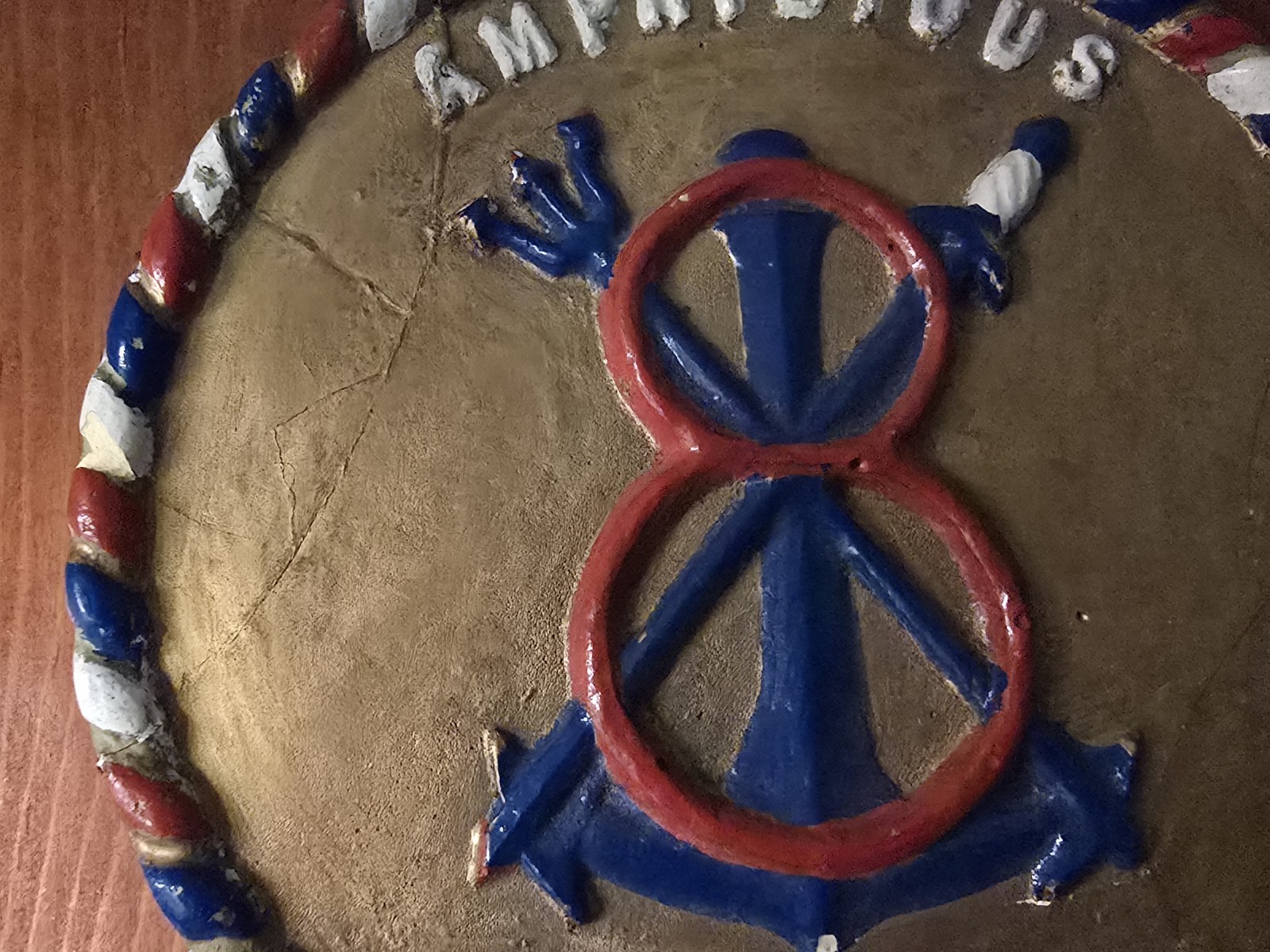 1968 VINTAGE AMPHIBIOUS SQUADRON 8 PLAQUE US NAVY COLLECTIBLE RARE VIETNAM