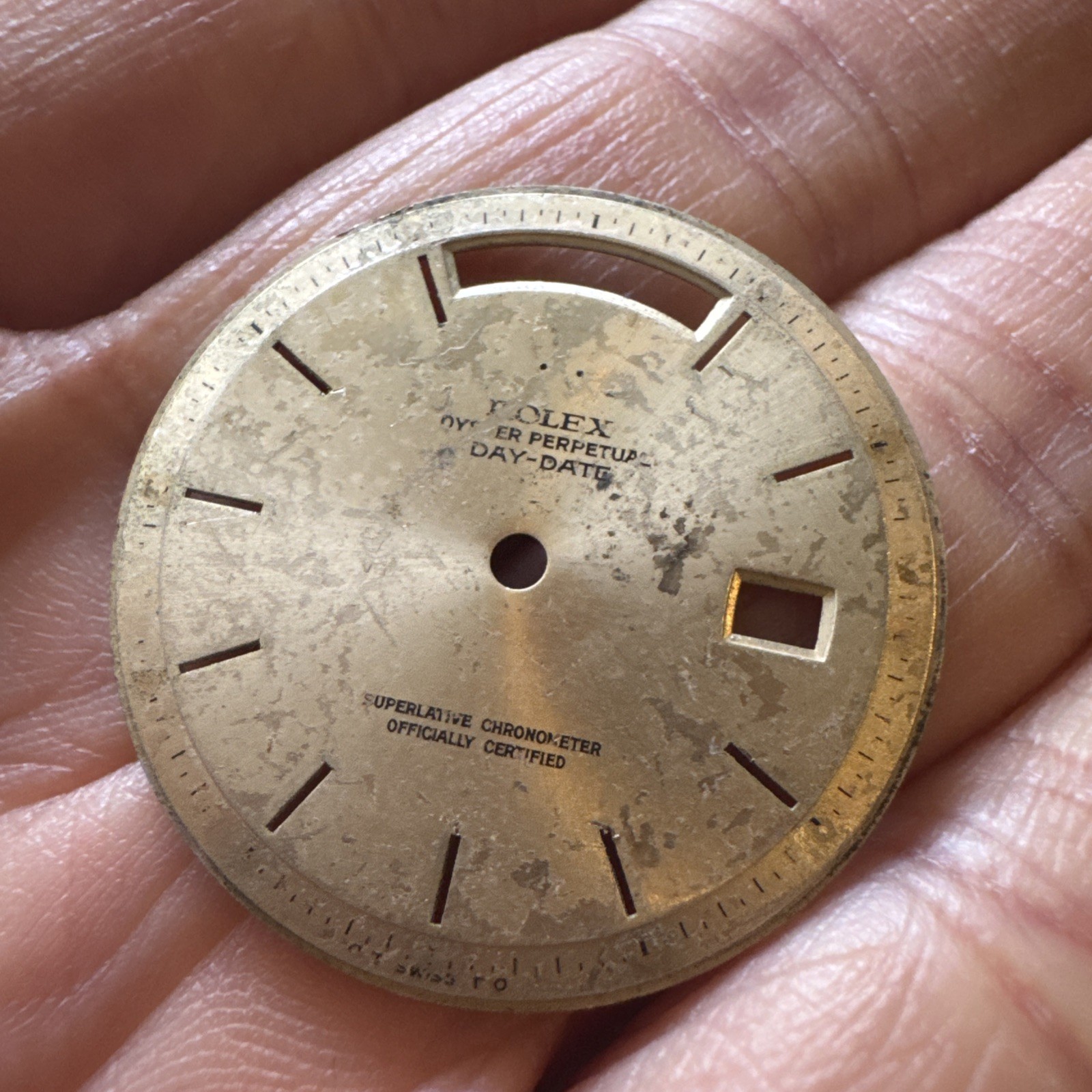 Rare Rolex Mens 1803  Day Date president pie pan   (29) image 2