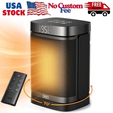 Space Heater, 1500W Portable Electric Heaters for Indoor Use, PTC Ceramic Heater