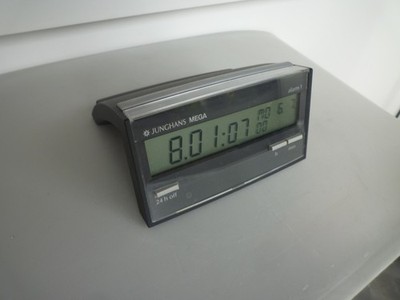 Junghans Mega Alarm 1 Funkwecker , Top-Zustand , Wecker Funk