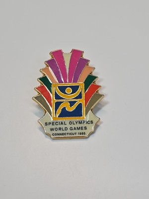 1995 Special Olympics World Winter Games Connecticut Lapel Pin Logo