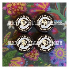 4 Piece College University COLORADO Silicone Focal Beads DIY Pens BUFFALOES