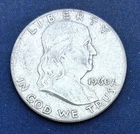 1960-D Franklin Half Dollar  -Silver Coin