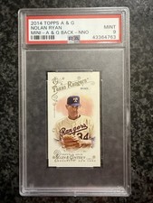 2014 Topps Allen & Ginter Nolan Ryan Mini Allen & Ginter Back #/25 PSA 9 MINT