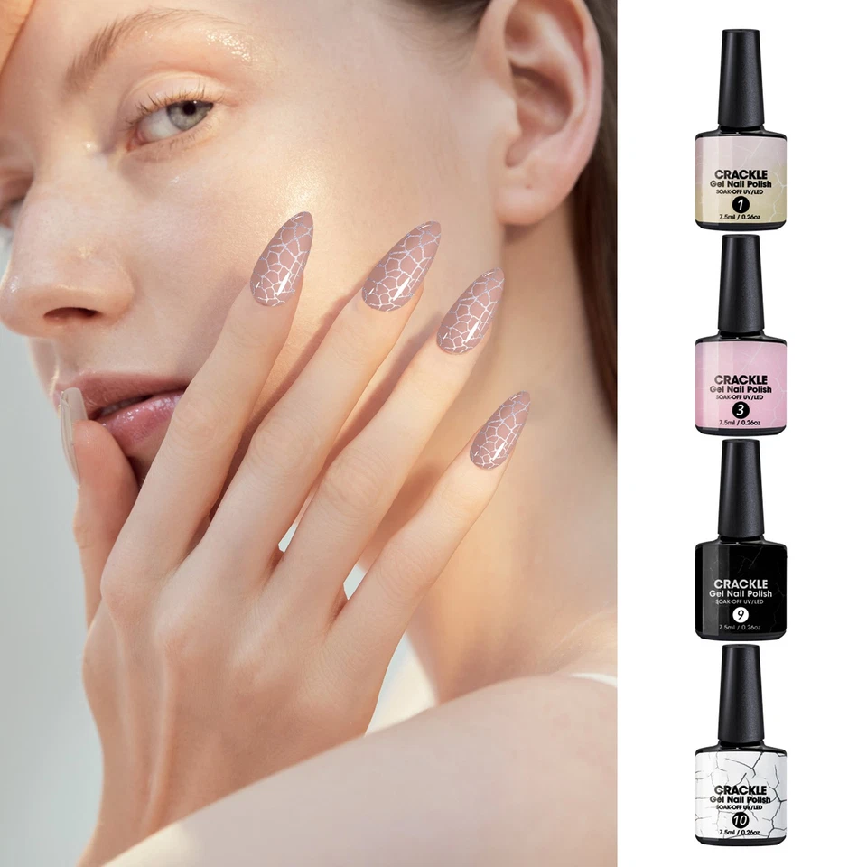 Трещины гель лак для ногтей основание пальто пилинг ленты 3D искусства трещины трещины - Изображение 2 из 4