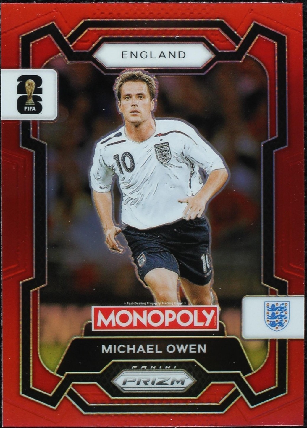 2026 Panini Prizm Monopoly Fifa World Cup - Michael Owen #26 Red