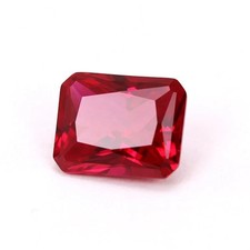 10 Ct Natural Red Ruby Radiant Princess Cut IGCL Certified Loose Gemstone