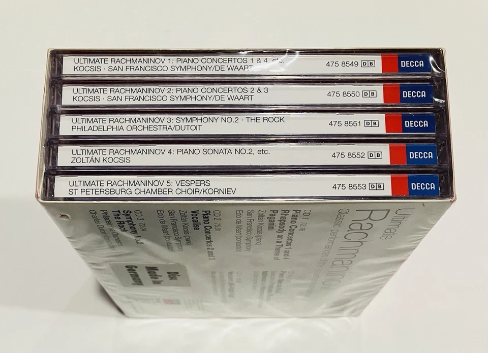 Ultimate Rachmaninov: The Essential Masterpieces CD, 2007, 5 Discs, Decca UK NEW - Image 3 of 4