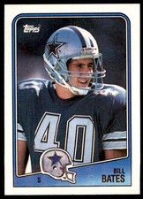 1988 Topps Bill Bates Dallas Cowboys #269