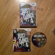 Just Dance 4 (Nintendo Wii, 2012) Complete In Box Tested Working  