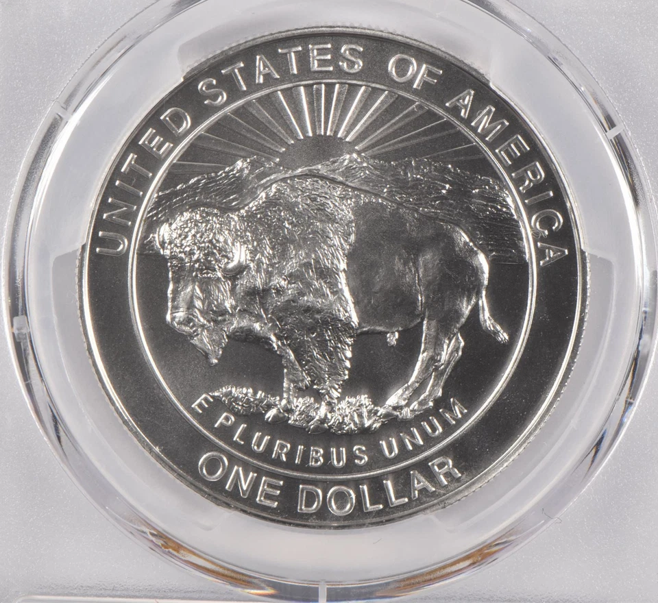 MS70 1999-P Yellowstone Commemorative Silver Dollar PCGS Blue Label *8261 - Image 4 of 4